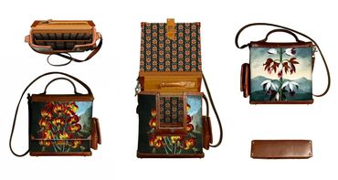 Superb Lilies & China Limodoron painted as part of Robert Thornton's Floral World Atlas published in