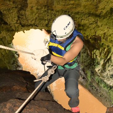 Rappelling, Tanama River Adventures, Eco Tours. Utuado, Puerto Rico. Best Thing to do.