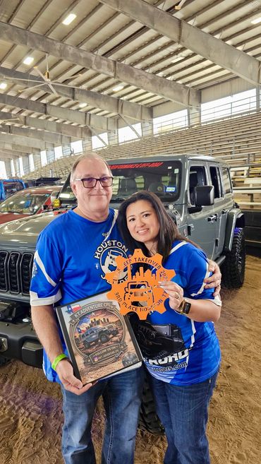 HOUSTONJEEPERS WON THE BEST JEEP CLUB IN TEXAS AWARD