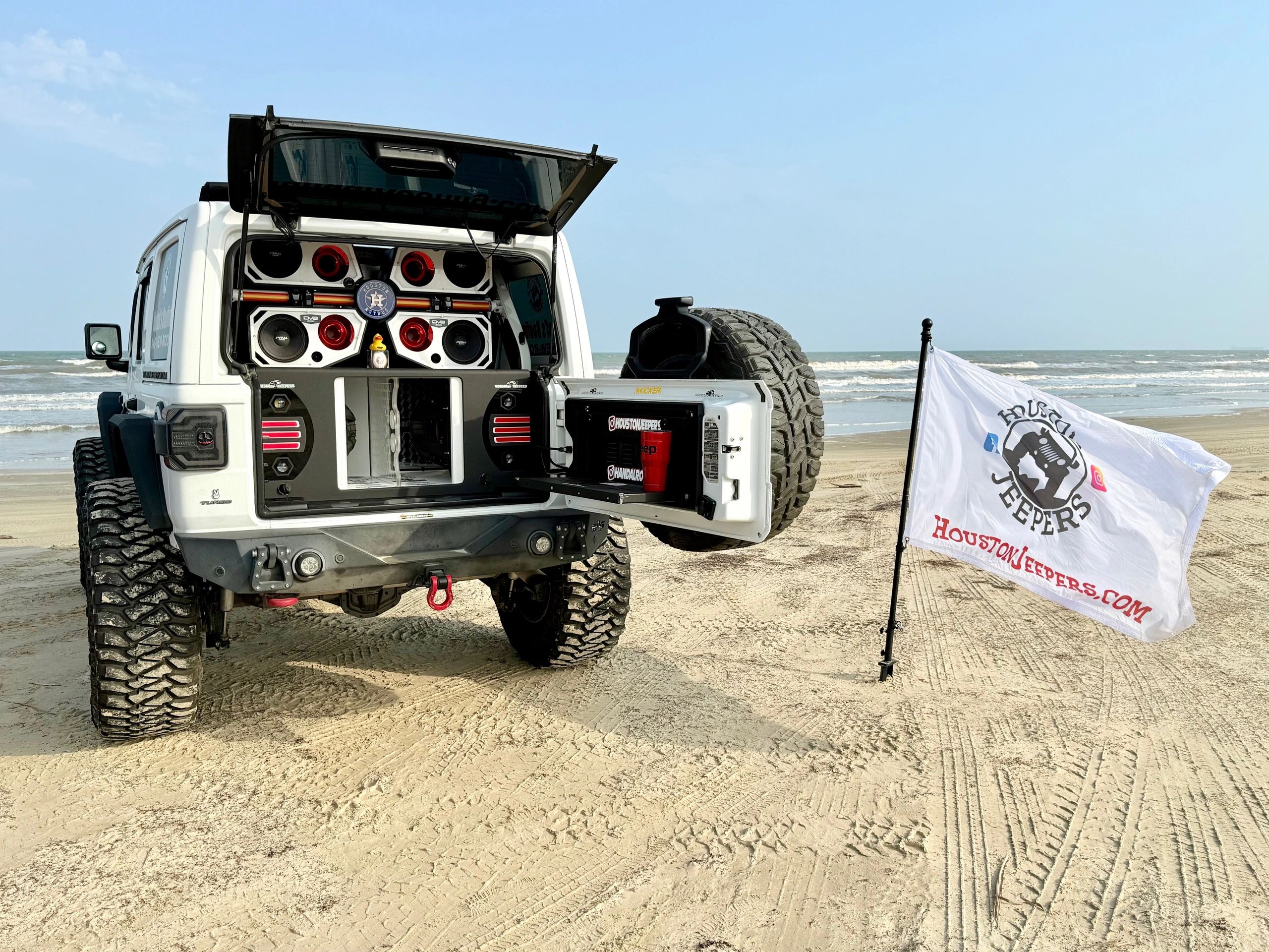 TOPPLES AT BOLIVAR PENINSULA, CRYSTAL BEACH, TX.