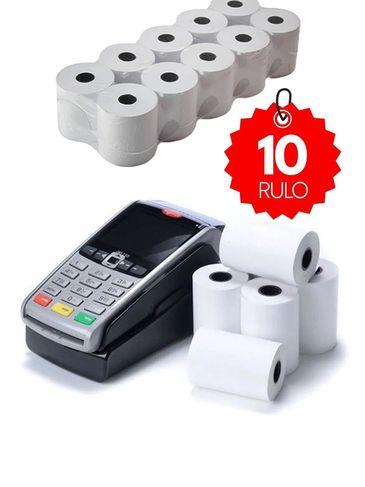 Yazar kasa pos fiş rulosu 10'lu paket.