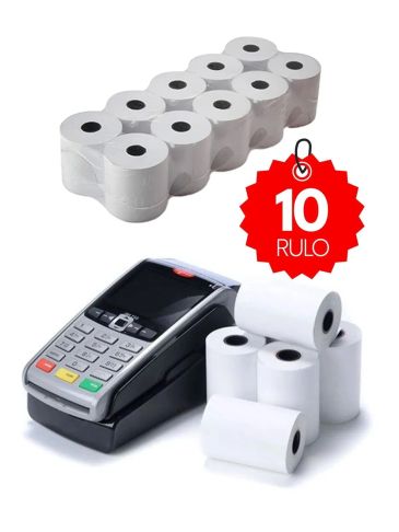 Yazar kasa pos fiş rulosu 10'lu paket.