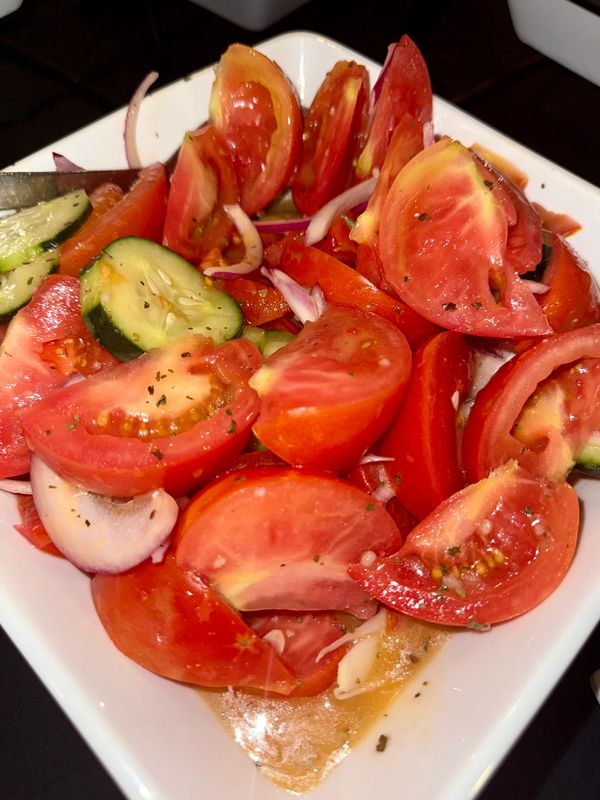 Italian  Tomato, Cucumber & Onion Salad, golf tournaments