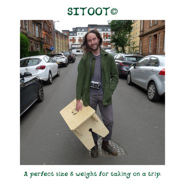 The SITOOT© is the freedom to sit in public - in your back court, in our shared gardens and the stre