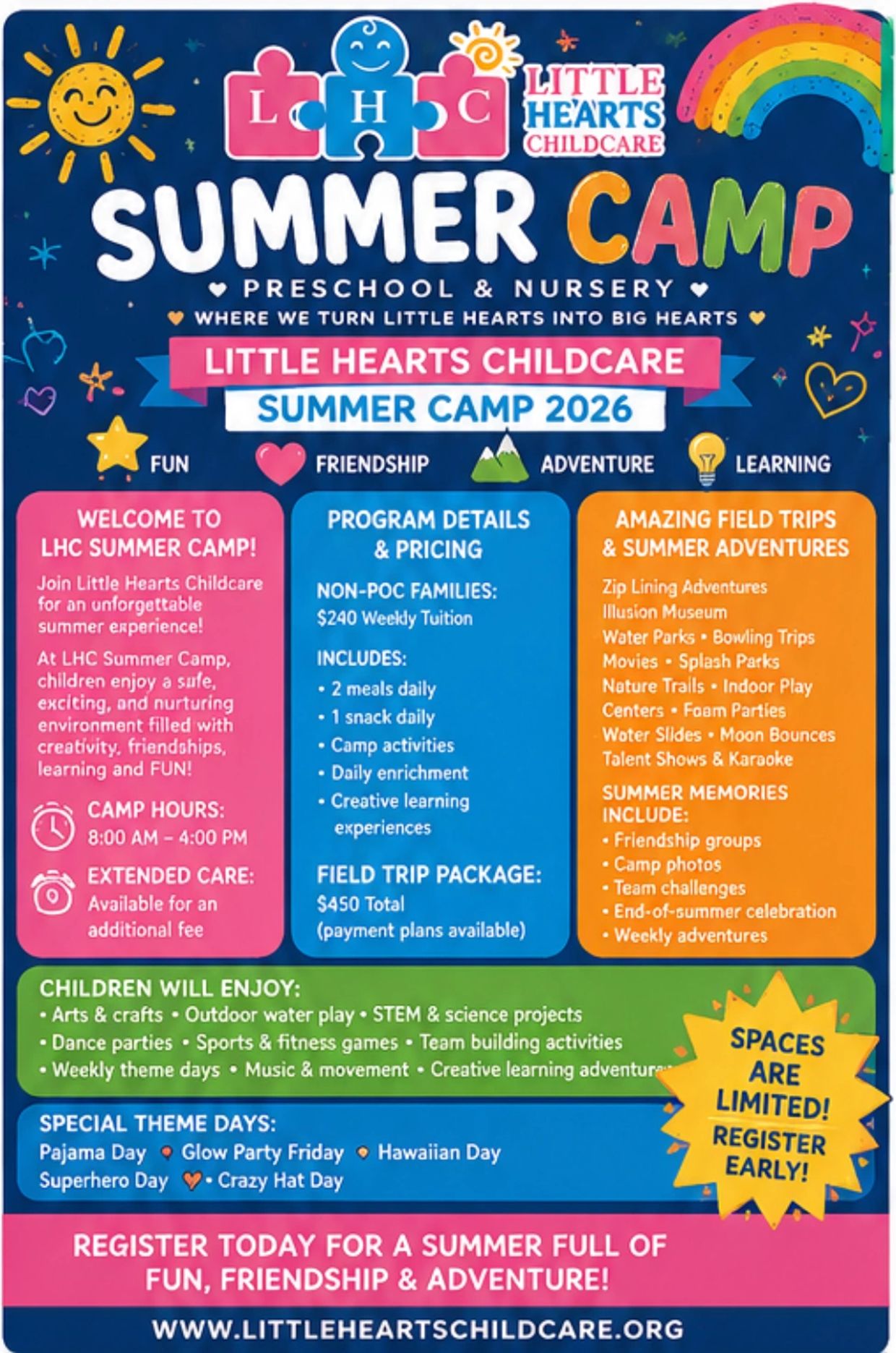 Summer Camp June 15th-August 14th 2026