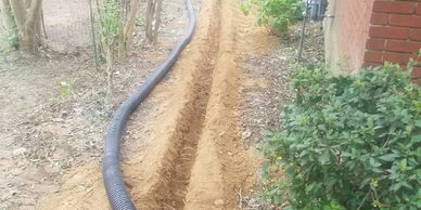 Landscape drainage systems have been part of our in-house work since 1982.