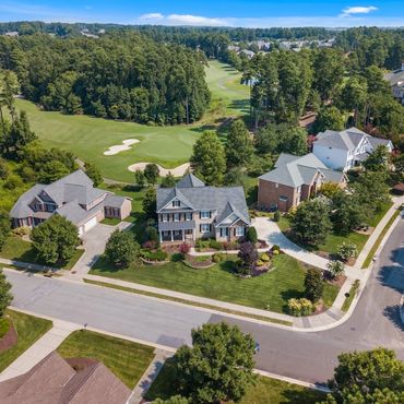 Drone aerial photo of real estate