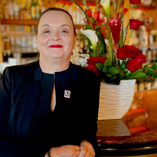 Sylvie Gaertner, Si Bon restaurant's general manager since 2017, hails from a quaint village on the
