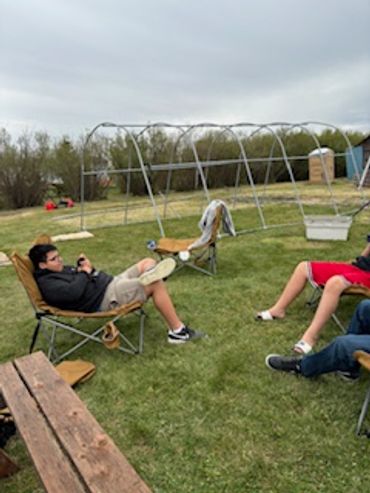 Relaxing before the Sweat