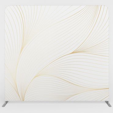 Elegant Gold Flowing Design Backdrop