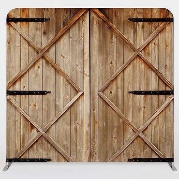 Rustic Barn Doors with X Pattern