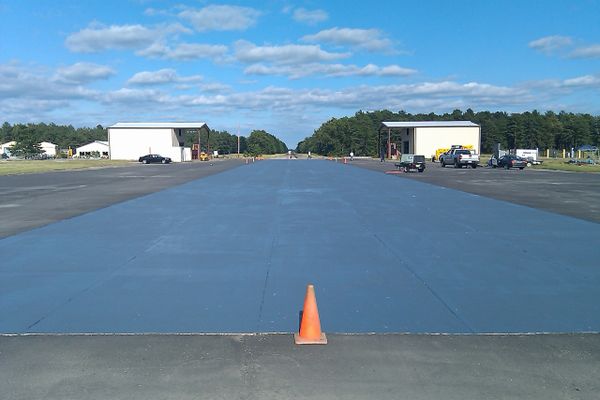 Runway AbrasiveBlasted and Epoxy Prime Coat