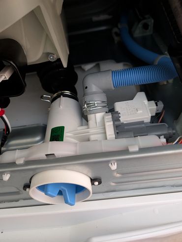 GE drain pump repair