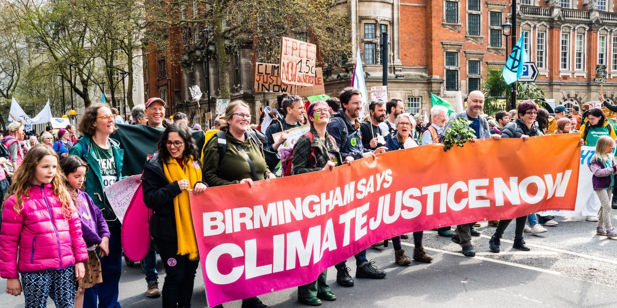 Brum Climate Justice. Image courtesy of B T Sheridan. http://briansheridan.co.uk/