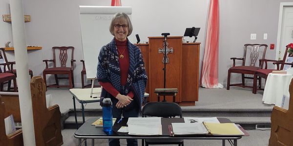 Guest Rev. Peggy Konkel, Basic Pastoral Care course.