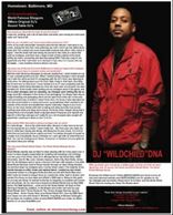 DJ DNA, Baltimore, Magazine, DJ WildChild DNA, Mixtape King, Real DJs Round Table Music Group, Rooftop Entertainment