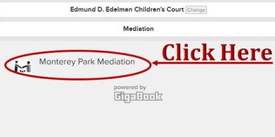 Click where the mediation location is shown.