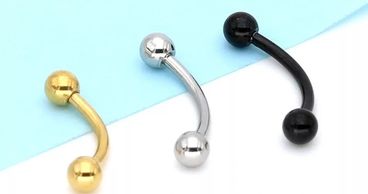 curved barbell piercings
