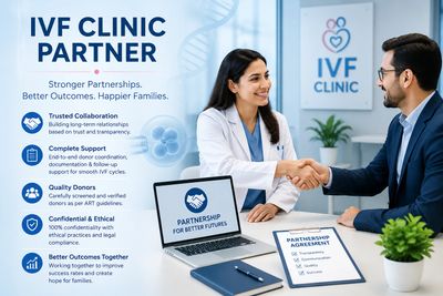 IVF clinic partnership promoting trust, support, and quality for better family outcomes.