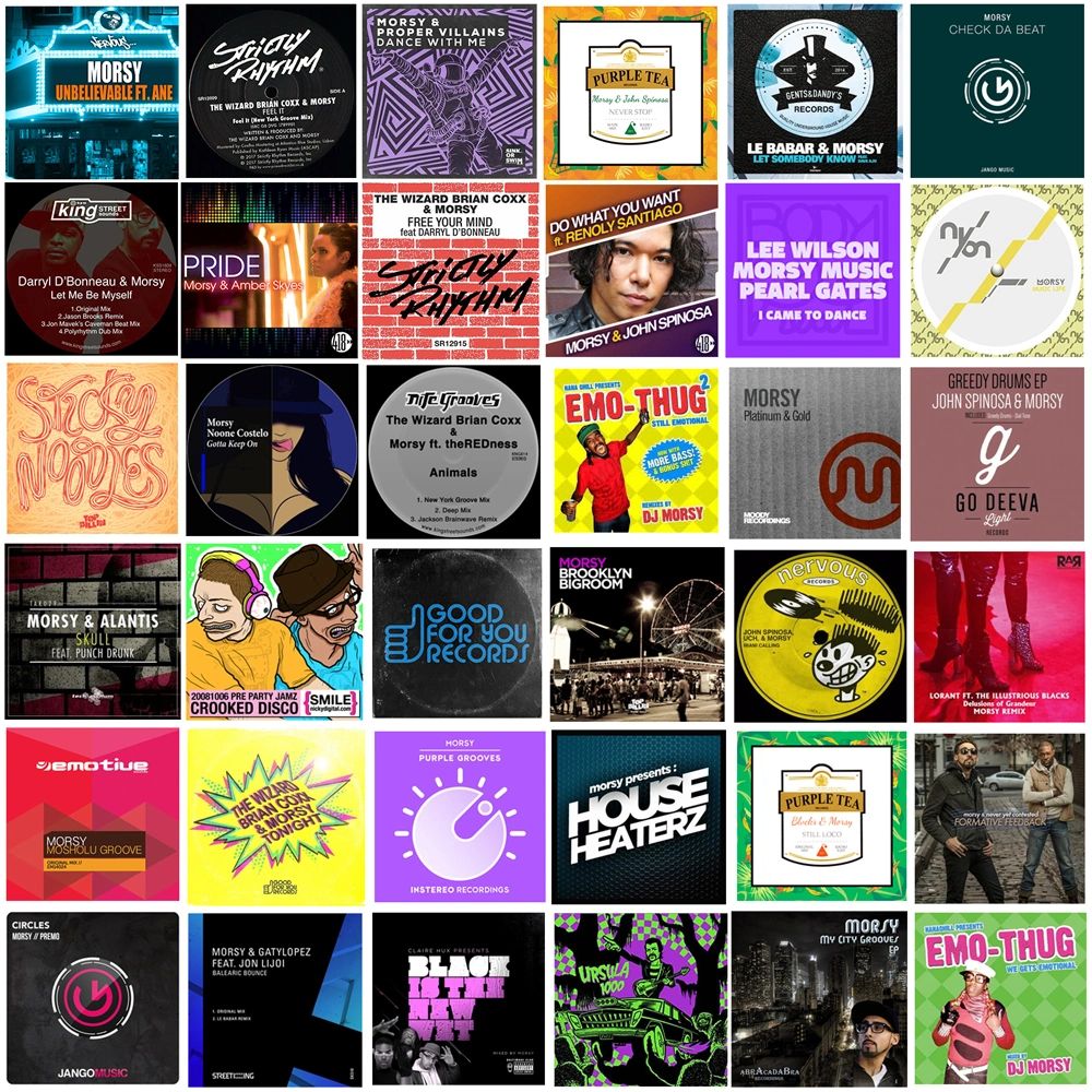 Morsy Music Catalog. Top music producer and audio engineer for house music.