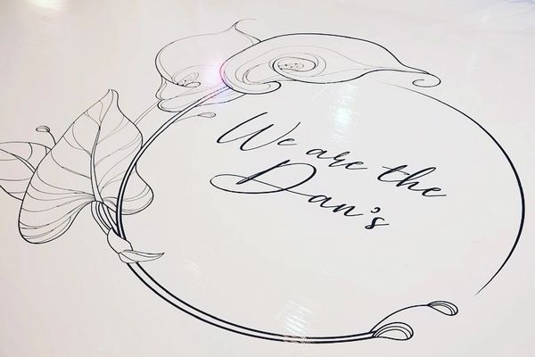 Custom design made by Coastal Event Decor design team.