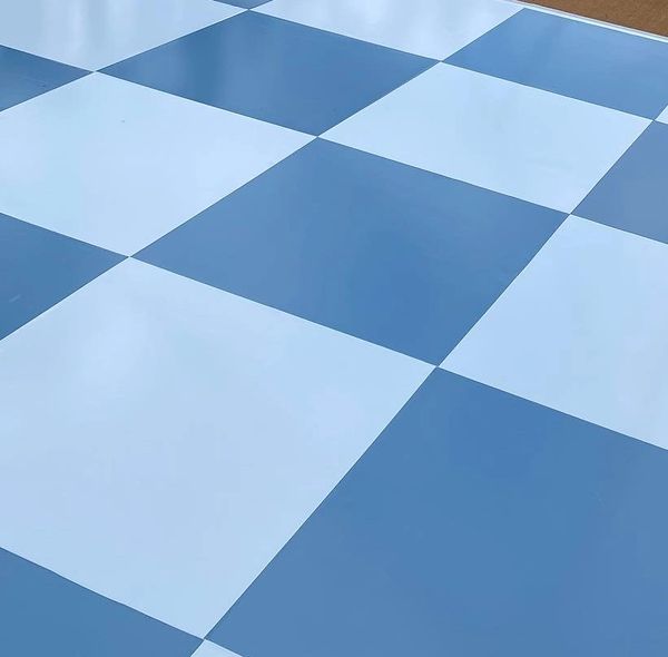 Custom Blue Tile