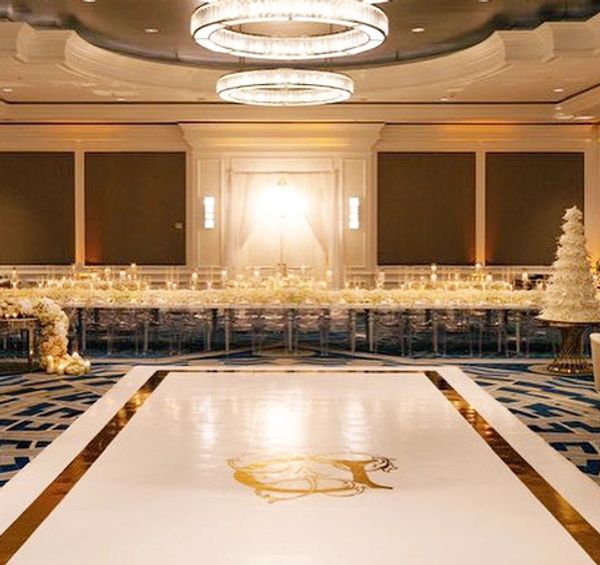Gold Foil Wrapped Floor