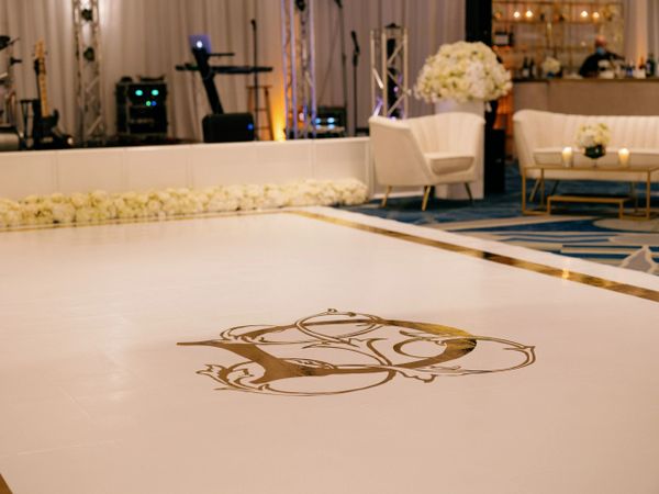 Gorgeous gold foil design.