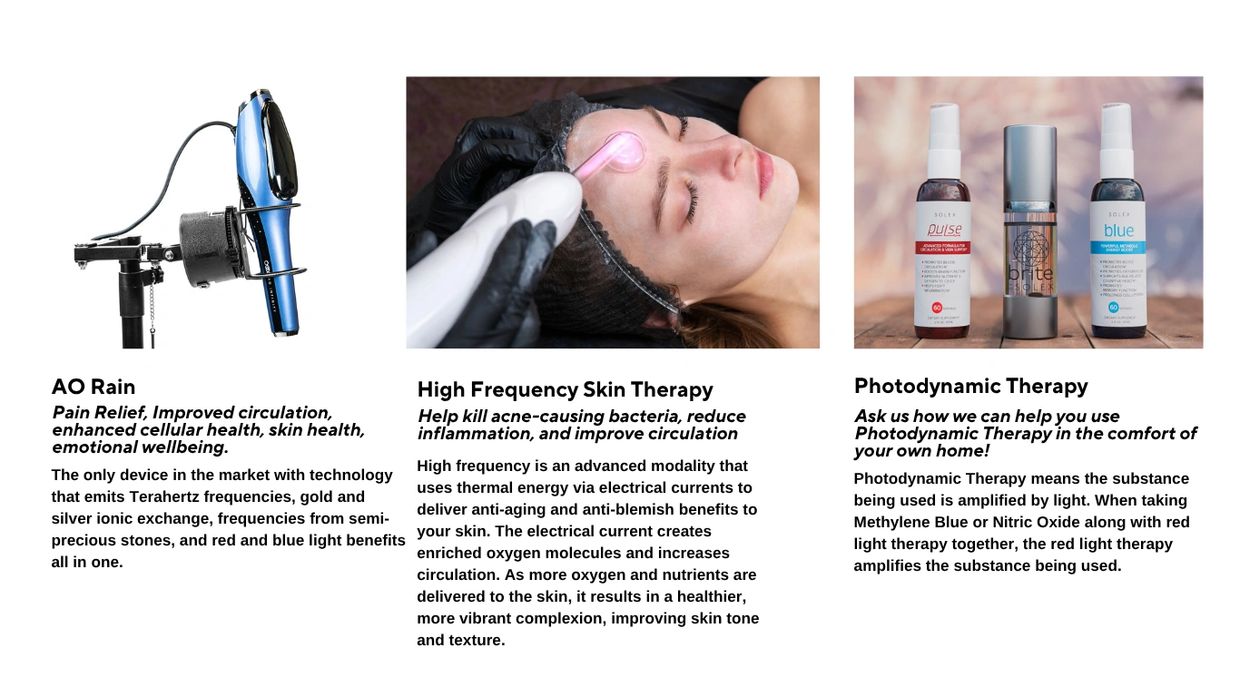 AO Rain and Skin Therapy products