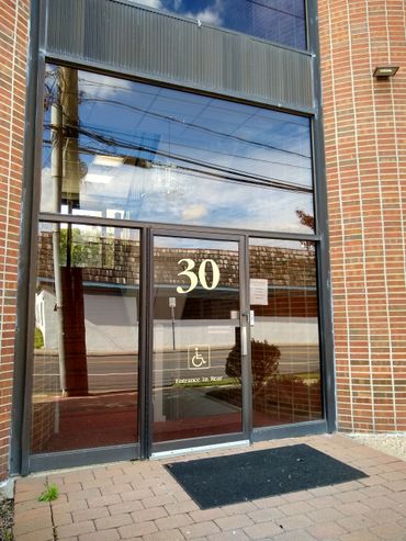 front doors of building