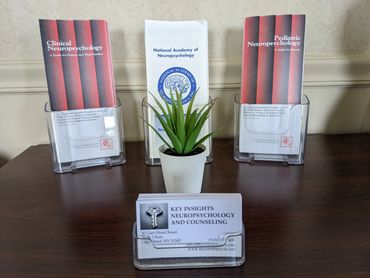 business cards and brochures