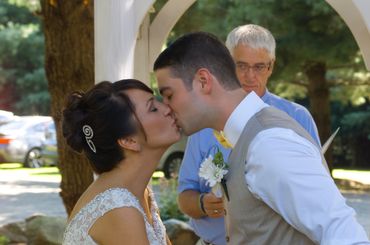 Professional Wedding Photography Clients. Local and within USA
First Kiss, "You May Kiss the Bride!"