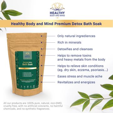 Healthy Body and Mind Premium Detox Bath Soak Salt