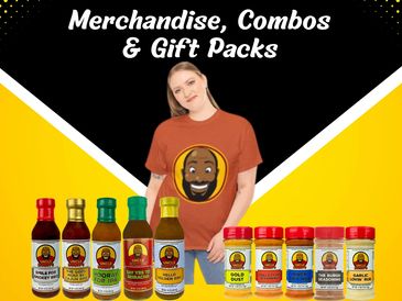 black yellow background   BBQ Sauce, Wing Sauce,  Marinades  Five bottles of  sauces t-shirt