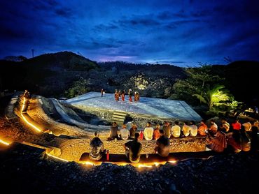 Kabasaran Performance on Likupang Ampitheatre