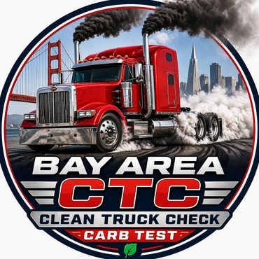 Red truck burnout with Bay Area skyline and Golden Gate Bridge background.