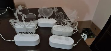 Lamparas LED con base en diferentes figuras personalizables