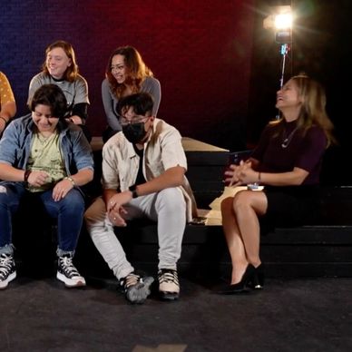 bia Pathways founder Bianca Cervantes interacts with Zennials during a podcast