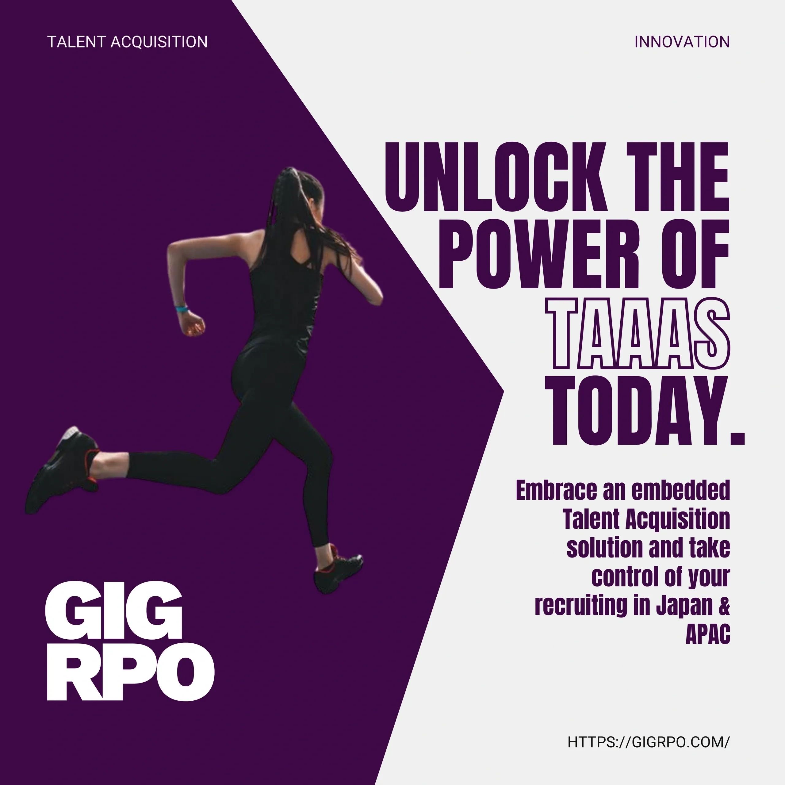 Talent Acquisition as a Service 
Embedded Recruiter 
Recruiter on Demand 
Japan
