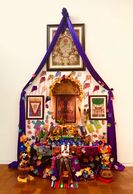 Altar inspired installation by Gloria Sanchez Hart 2019 SAMA