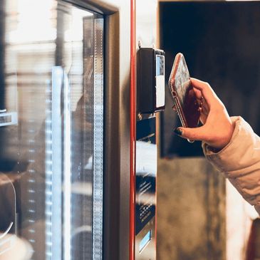 Machines accept NFC payments