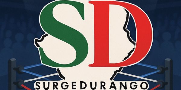 Logo with SD and SURGEDURANGO text inside a wrestling ring.