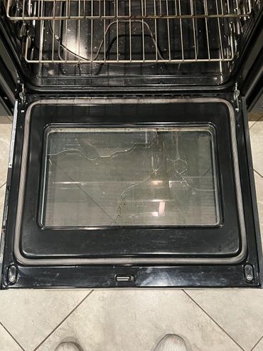 Oven glass repair