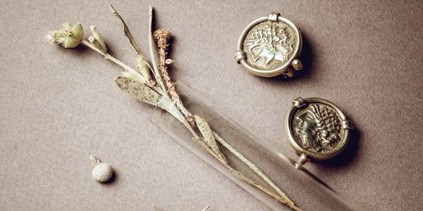 Antique Roman Brosch jewelry.