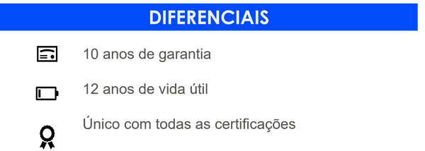 Lista de diferenciais do Filtro Capacitivo