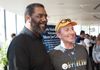 Celebrity Guest Hall of Fame & 4x Super Bowl Champ "Mean" Joe Greene with guest