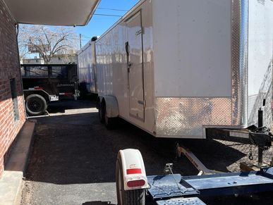 V-Nose trailers for rent in El Paso