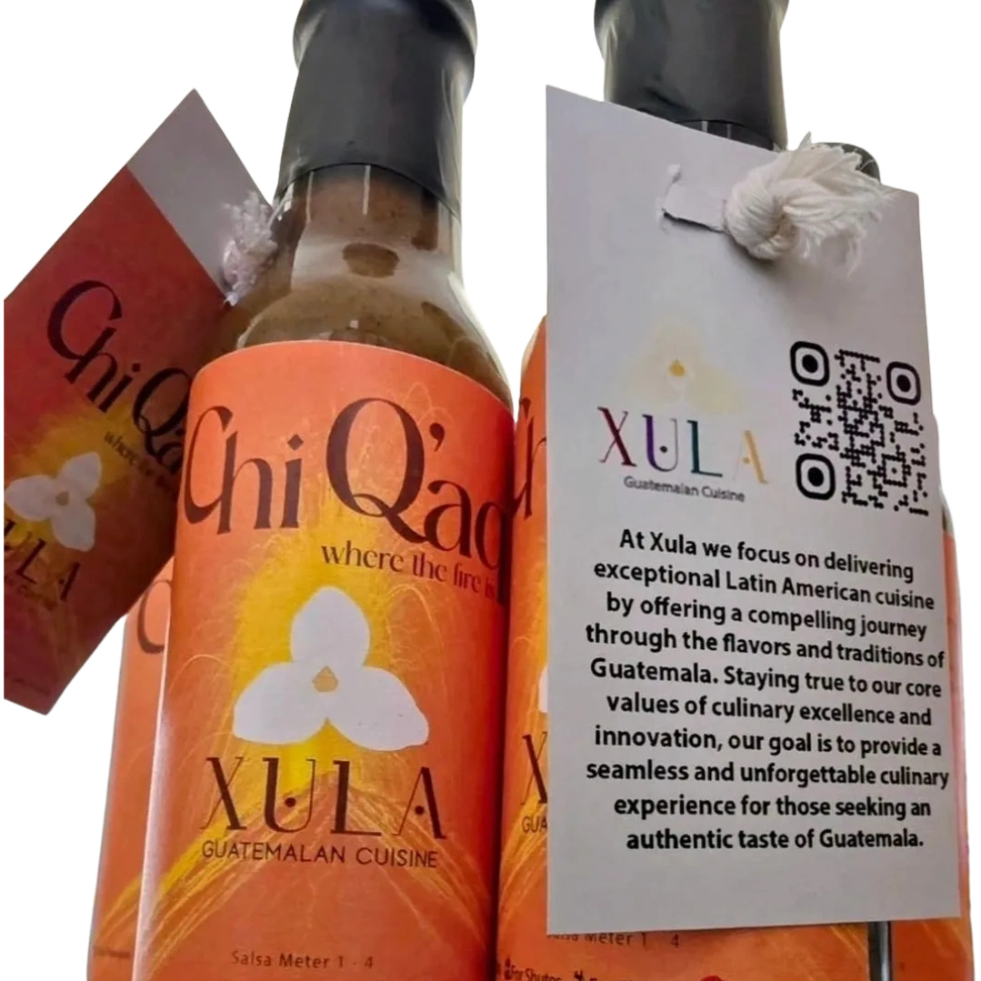 ChiQ'aq Salsa bottle