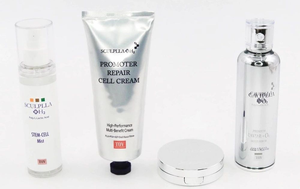 Sculplla (HOP+) house of PLLA products, stem cell mist, promoter repair cell cream, caviplla
