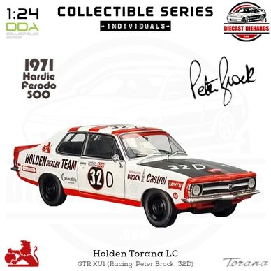 DDA Collectible Series 1:24 Scale Replica Holden Torana LC GTR XU1 1971 Bathurst Race Car: P. Brock.